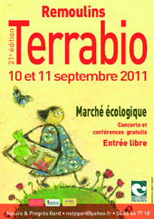Affiche de Terra Bio - Remoulin 2011