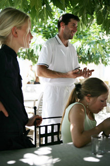 Photo of cooking lesson with children